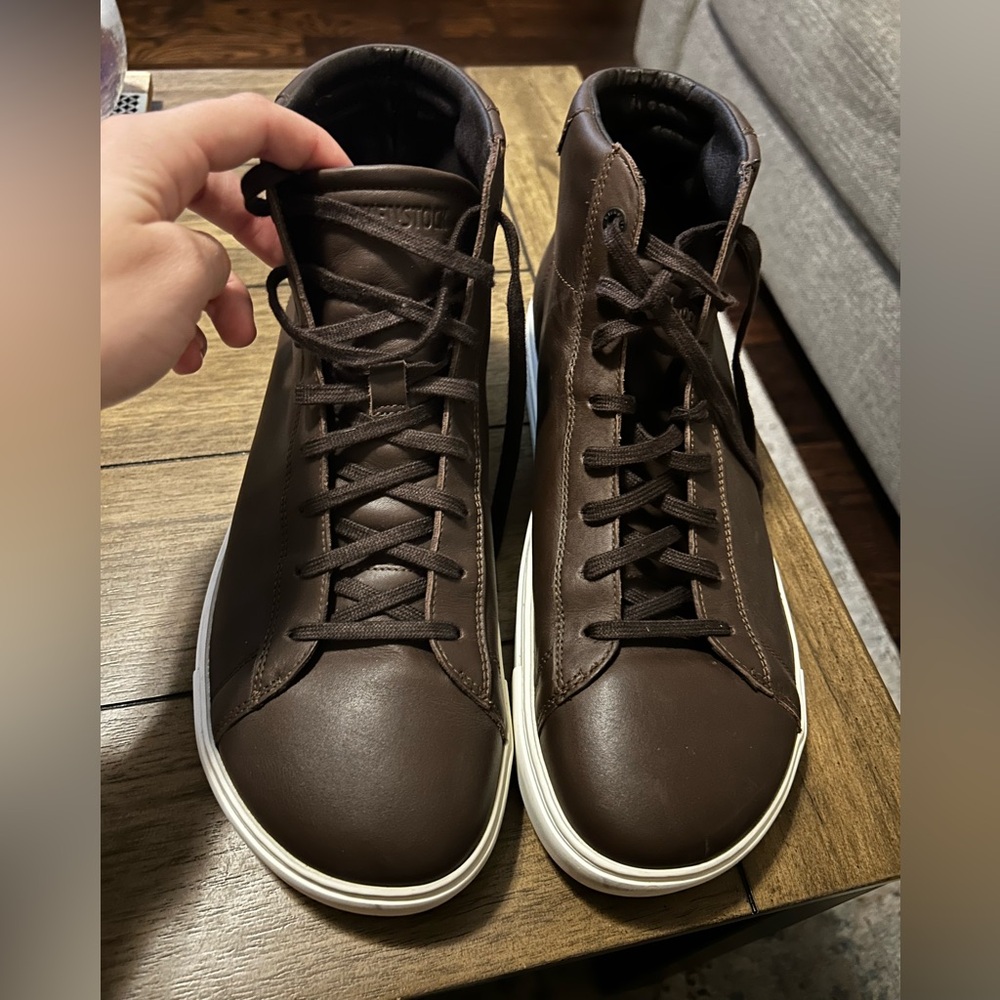 Birkenstocks Men’s Bend Mid Roast Leather Shoes Boots